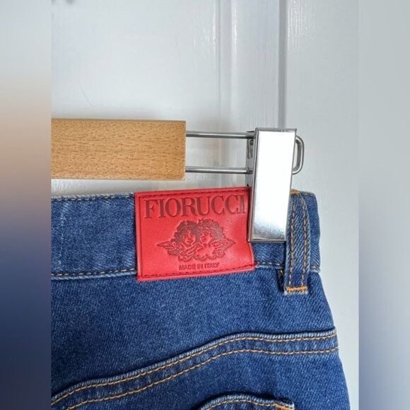 FIORUCCI Blue Straight Leg Hi Rise Jeans Size 26 - Picture 8 of 13